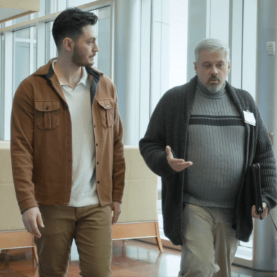 Thumbnail Image: Craig Jones, LCN, meets with young adult patient.