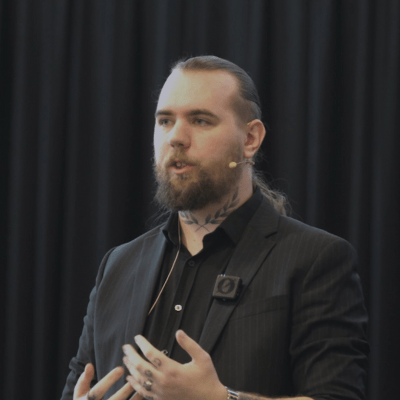 Thumbnail Image: Kody Green shares his story at the Arkansas Schizophrenia Conference.